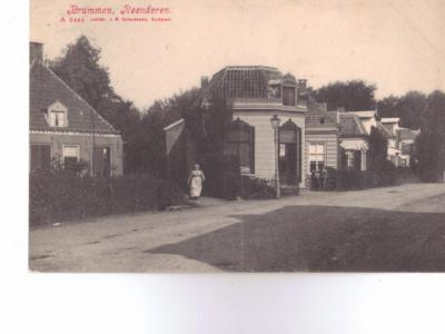 Rhienderen (hier nog gespeld als Reenderen), dorpsgezicht, 1910