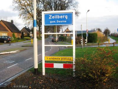 Veel dorpen die door een naastgelegen stad of dorp zijn 'opgeslokt', worden door de inwoners nog als dorp beschouwd en beleefd. Zoals Zeilberg bij/in Deurne, dat, als erkenning hiervan, in 2009 weer blauwe plaatsnaamborden (komborden) heeft gekregen.