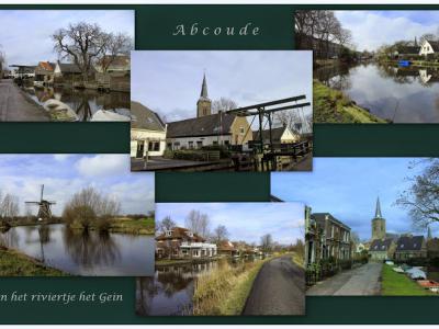 Een deel van Abcoude ligt idyllisch aan het meanderende riviertje het Gein (© Jan Dijkstra, Houten)