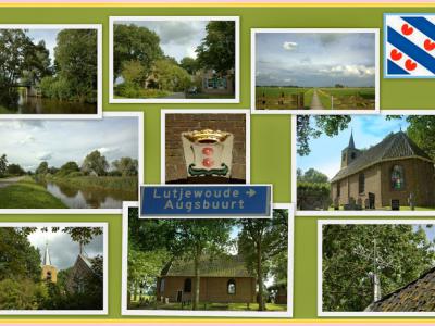 Augsbuurt, collage van dorpsgezichten (© Jan Dijkstra, Houten)