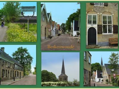 Berkenwoude, collage van dorpsgezichten (© Jan Dijkstra, Houten)