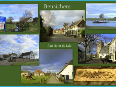 Beusichem, collage van dorpsgezichten (© Jan Dijkstra, Houten)