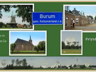 Burum, collage van dorpsgezichten (© Jan Dijkstra, Houten)