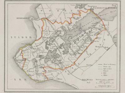 Gemeente Hemelumer Oldephaert en Noordwolde/Hemelumer Oldeferd anno ca. 1870, kaart J. Kuijper (collectie www.atlasenkaart.nl)