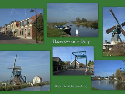 Hazerswoude-Dorp, collage dorpsgezichten (© Jan Dijkstra, Houten)