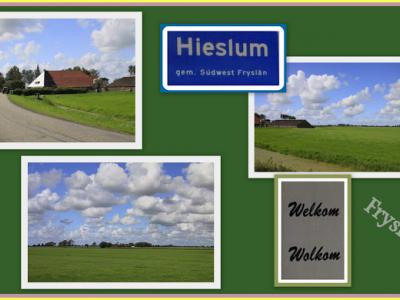 Hieslum, collage van dorpsgezichten (© Jan Dijkstra, Houten)