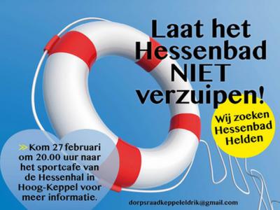 Onder het motto "Laat het Hessenbad niet verzuipen" zetten de inwoners van Hoog-Keppel e.o. zich in 2018 op allerlei manieren in om dit zwembad voor de toekomst te behouden. Zie daarvoor verder het hoofdstuk Natuur en recreatie.