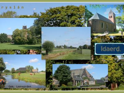 Idaerd, collage van dorpsgezichten (© Jan Dijkstra, Houten)
