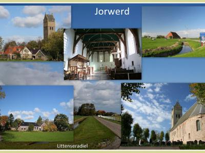 Jorwert, collage van dorpsgezichten (© Jan Dijkstra, Houten)