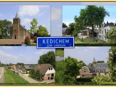 Kedichem is een dorp in de provincie Utrecht, in de streek en gemeente Vijfheerenlanden. Het was een zelfstandige gemeente t/m 1985. In 1986 over naar gemeente Leerdam, in 2019 over naar gemeente Vijfheerenlanden. (© Jan Dijkstra, Houten)