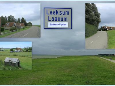 Laaxum, collage van buurtschapsgezichten (© Jan Dijkstra, Houten)