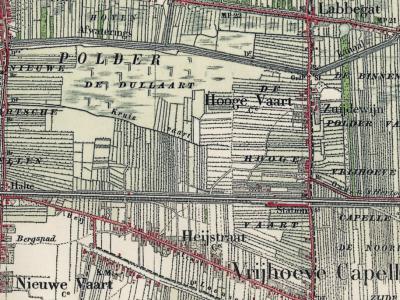 Labbegat heeft vanouds, en terecht, altijd als buurtschap in de atlassen gestaan, bijv. hier in een atlas uit ca. 1900