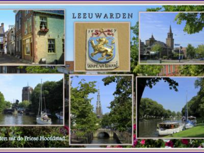 Leeuwarden is een stad en gemeente in de regio Noardwest Fryslân. Het is de hoofdstad van de provincie Fryslân en de hoofdplaats van de gemeente. (© Jan Dijkstra, Houten)