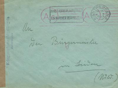 De Duitse bezetters stuurden medio 1943 een brief vanuit België aan de burgemeester van Linden. Zij wisten kennelijk niet dat die gemeente al per 1-8-1942 was opgeheven. Óf werd wellicht een van de andere Lindens in Europa bedoeld?