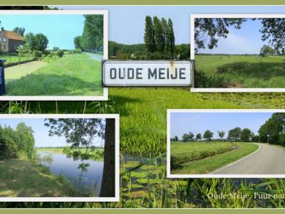 Oude Meije is een apart watertje en buurtje, helemaal aan het eind van het kilometerslange dorp en de ook lange waterloop Meije, vanuit Bodegraven gezien. Ook hier volop rust, ruimte en natuur. (© Jan Dijkstra, Houten)