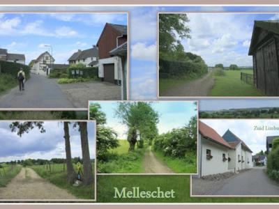 Melleschet, collage van buurtschapsgezichten (© Jan Dijkstra, Houten)