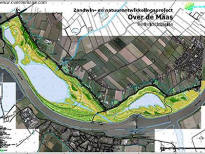 Project Over de Maas bij Moordhuizen is een mooi voorbeeld van integrale gebiedsontwikkeling met win-wins: er wordt zand gewonnen, de waterbeheersing wordt verbeterd, er wordt nieuwe natuur ontwikkeld en er komen fiets- en wandelmogelijkheden.
