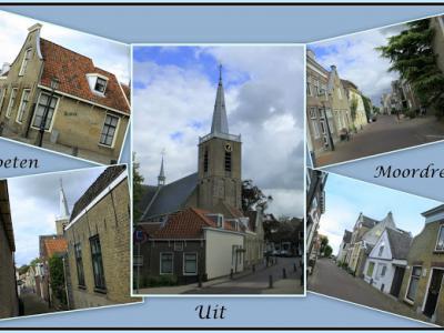 Moordrecht, collage van dorpsgezichten anno 2015 (© Jan Dijkstra, Houten)