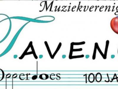 Muziekvereniging T.A.V.E.N.U. uit Opperdoes is opgericht in 1917 en heeft dus in 2017 het 100-jarig bestaan gevierd. Onze complimenten voor het prachtige creatieve logo t.b.v. het 100-jarig bestaan!