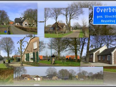 Overberg, collage van dorpsgezichten (© Jan Dijkstra, Houten)