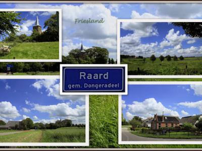 Raard, collage van dorpsgezichten (© Jan Dijkstra, Houten)