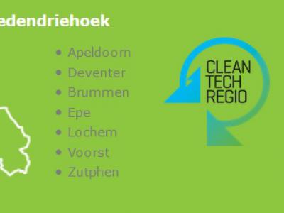 Regio Stedendriehoek is een samenwerkingsverband van de gemeenten Apeldoorn, Brummen, Deventer, Epe, Lochem, Voorst, Zutphen, en sinds 1-9-2018 ook Heerde. De regio profileert zich tegenwoordig tevens als Cleantech Regio.