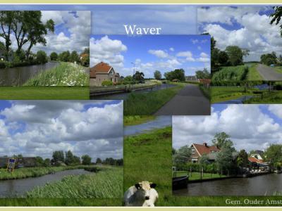 Waver, collage van buurtschapsgezichten (© Jan Dijkstra, Houten)
